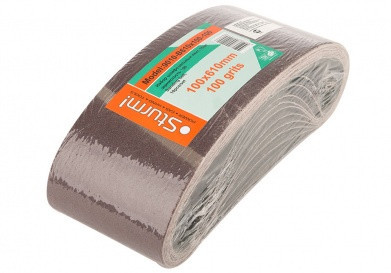 Будкрам купить Шлифлента Sturm, 100x610, зерно 100, 10 шт 9010-B100x610-100