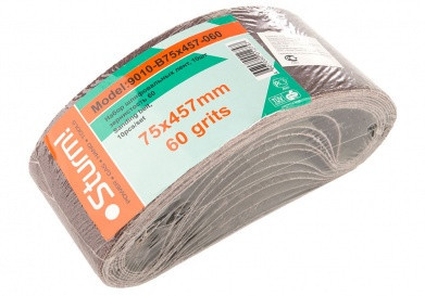 Будкрам купити Шліфстрічка Sturm, 75x457, зерно 060, 10 шт 9010-B75x457-060