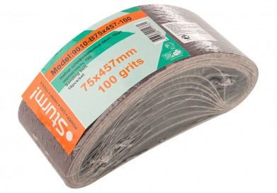 Будкрам купить Шлифлента Sturm, 75x457, зерно 100, 10 шт 9010-B75x457-100
