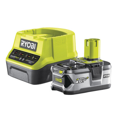 Будкрам купить Ryobi Аккумулятор и зарядное устройство ONE+ RC18120-140, 4 Ач, 18В