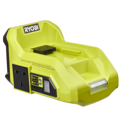 Будкрам купить Инвертор напряжения аккумуляторный Ryobi RY36BI300A-0, MAX POWER 36В, 220В, 300Вт/ 500Вт пиковая, (без АКБ и ЗУ) Инвертор напряжения аккумуляторный Ryobi RY36BI300A-0, MAX POWER 36В, 220В, 300Вт/ 500Вт пиковая, (без АКБ и ЗУ) 10