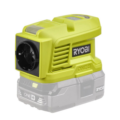 Будкрам купить Инвертор напряжения аккумуляторный Ryobi ONE+ RY18BI150A-0, 220 Вольт, 150Вт/300Вт пиковая, (без АКБ и ЗУ) Инвертор напряжения аккумуляторный Ryobi ONE+ RY18BI150A-0, 220 Вольт, 150Вт/300Вт пиковая, (без АКБ и ЗУ) 8