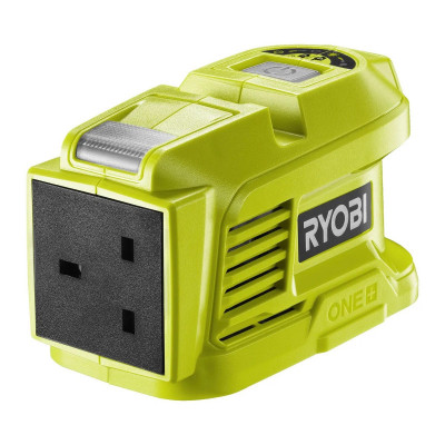 Будкрам купить Инвертор напряжения аккумуляторный Ryobi ONE+ RY18BI150A-0, 220 Вольт, 150Вт/300Вт пиковая, (без АКБ и ЗУ) Инвертор напряжения аккумуляторный Ryobi ONE+ RY18BI150A-0, 220 Вольт, 150Вт/300Вт пиковая, (без АКБ и ЗУ) 9