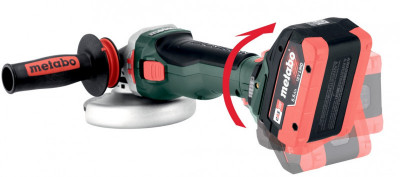Будкрам купити Акумуляторна кутова шліфувальна машина Metabo WVB 18 LTX BL 15-125 Quick, без акб, з кейсом METABOX 165 L (601731840) Акумуляторна кутова шліфувальна машина Metabo WVB 18 LTX BL 15-125 Quick, без акб, з кейсом METABOX 165 L (601731840) 2