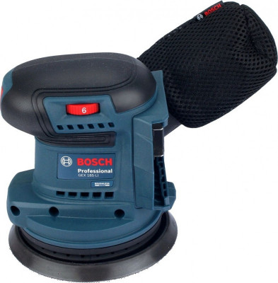 Будкрам купить Эксцентриковая шлифмашина аккумуляторная Bosch Professional GEX 185-LI, без акб Эксцентриковая шлифмашина аккумуляторная Bosch Professional GEX 185-LI, без акб 7