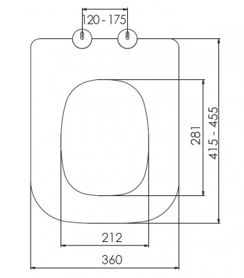 Будкрам купити Кришка для унітазу з мікроліфтом Canto, термопласт Sanpreis Кришка для унітазу з мікроліфтом Canto, термопласт Sanpreis 9