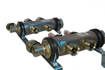 Будкрам купить Стальной коллектор Smart S  с расходомерами 2 контура X 3/4 EURO Uponor Стальной коллектор Smart S  с расходомерами 2 контура X 3/4 EURO Uponor 4