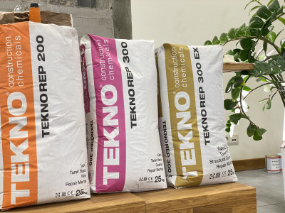 Будкрам купити Ремонтна суміш Teknorep 300EX безусадкова, однокомпонентна, 25 кг TEKNO Ремонтна суміш Teknorep 300EX безусадкова, однокомпонентна, 25 кг TEKNO 2
