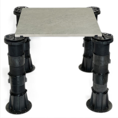 Будкрам купити Оценка: 0 (0 голосов) Регульована опора для терасної дошки, керамограніта, К-А9 (576-795 мм) KAROAPP