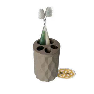 Будкрам купити Набір аксесуарів для ванної кімнати DIAMOND 5в1, мокко OKYANUS Набір аксесуарів для ванної кімнати DIAMOND 5в1, мокко OKYANUS 2