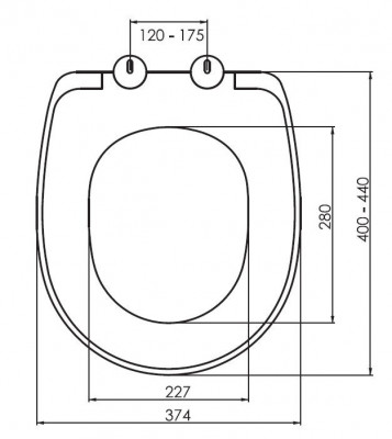 Будкрам купити Кришка для унітазу з мікроліфтом Royal, термопласт Sanpreis Кришка для унітазу з мікроліфтом Royal, термопласт Sanpreis 9