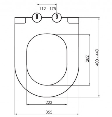 Будкрам купити Сидіння для унітазу з мікроліфтом Slim Elegance, дюропласт Sanpreis Сидіння для унітазу з мікроліфтом Slim Elegance, дюропласт Sanpreis 5