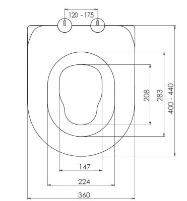 Будкрам купити Кришка для унітазу Twin, термопласт, з мікроліфтом Sanpreis Кришка для унітазу Twin, термопласт, з мікроліфтом Sanpreis 2