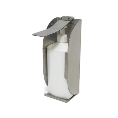 Будкрам купити Дозатор в корпусі з нержавіючої сталі, ліктьовий, об'єм 1 Л Afacan Plastik