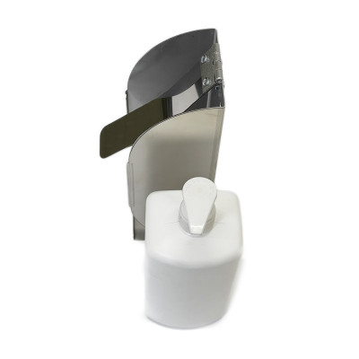 Будкрам купити Дозатор в корпусі з нержавіючої сталі, ліктьовий, об'єм 1 Л Afacan Plastik Дозатор в корпусі з нержавіючої сталі, ліктьовий, об'єм 1 Л Afacan Plastik 4