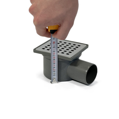 Будкрам купити Душовий трап DRAIN KLEPPER 10x10 см, горизонтальний, із сухим затвором, грати квадрат Sanpreis Душовий трап DRAIN KLEPPER 10x10 см, горизонтальний, із сухим затвором, грати квадрат Sanpreis 3