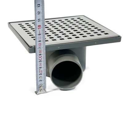 Будкрам купити Душовий трап DRAIN KLEPPER 15x15 см, горизонтальний, із сухим затвором, грати квадрат Sanpreis Душовий трап DRAIN KLEPPER 15x15 см, горизонтальний, із сухим затвором, грати квадрат Sanpreis 5