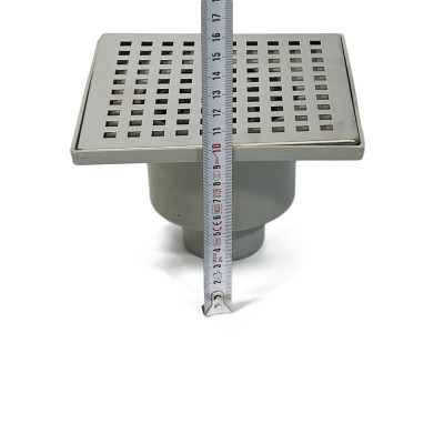Будкрам купить Душевой трап DRAIN KLEPPER 15x15 см, вертикальный, с сухим затвором, решётка квадрат Sanpreis Душевой трап DRAIN KLEPPER 15x15 см, вертикальный, с сухим затвором, решётка квадрат Sanpreis 4