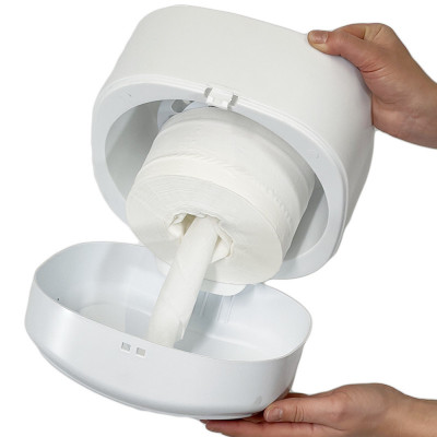 Будкрам купить Большой диспенсер для туалетной бумаги с боковым вытяжением, белый Afacan Plastik Большой диспенсер для туалетной бумаги с боковым вытяжением, белый Afacan Plastik 8