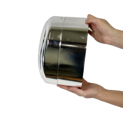 Будкрам купить Большой диспенсер для туалетной бумаги с боковым вытяжением, хром Afacan Plastik Большой диспенсер для туалетной бумаги с боковым вытяжением, хром Afacan Plastik 4