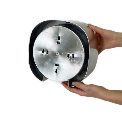 Будкрам купить Большой диспенсер для туалетной бумаги с боковым вытяжением, хром Afacan Plastik Большой диспенсер для туалетной бумаги с боковым вытяжением, хром Afacan Plastik 3