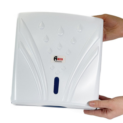 Будкрам купить Диспенсер для салфеток настенный на 300 штук, пластик, белый Afacan Plastik Диспенсер для салфеток настенный на 300 штук, пластик, белый Afacan Plastik 2