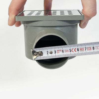 Будкрам купить Душевой трап ECO DRAIN 10x10 см, горизонтальный, с сухим затвором, решётка квадрат Sanpreis Душевой трап ECO DRAIN 10x10 см, горизонтальный, с сухим затвором, решётка квадрат Sanpreis 7