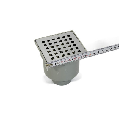 Будкрам купити Душовий трап ECO DRAIN 10x10 см, вертикальний, із сухим затвором, грати квадрат Sanpreis Душовий трап ECO DRAIN 10x10 см, вертикальний, із сухим затвором, грати квадрат Sanpreis 5