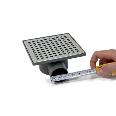 Будкрам купить Душевой трап ECO DRAIN 15x15 см, горизонтальный, с сухим затвором, решётка квадрат Sanpreis Душевой трап ECO DRAIN 15x15 см, горизонтальный, с сухим затвором, решётка квадрат Sanpreis 7