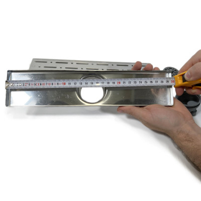 Будкрам купить Душевой трап FORTE DIRECT 30 см, вертикальный, с сухим затвором, решётка дождь Sanpreis Душевой трап FORTE DIRECT 30 см, вертикальный, с сухим затвором, решётка дождь Sanpreis 3