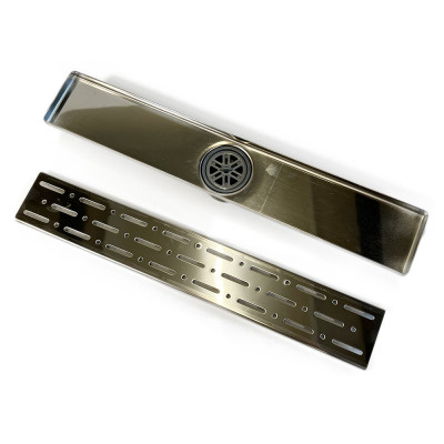 Будкрам купить Душевой трап  FORTE DIRECT 40 см, вертикальный, с сухим затвором, решётка дождь Sanpreis Душевой трап  FORTE DIRECT 40 см, вертикальный, с сухим затвором, решётка дождь Sanpreis 3