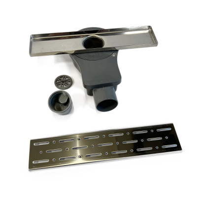 Будкрам купити Душовий трап FORTE ROTATION 30 см, горизонтальний, з подвійним затвором, поворотний сифон, грати дощ Sanpreis Душовий трап FORTE ROTATION 30 см, горизонтальний, з подвійним затвором, поворотний сифон, грати дощ Sanpreis 4