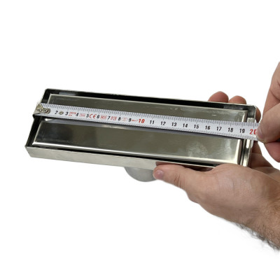 Будкрам купити Душовий трап GALA TILE INSERT 20 см, вертикальний, з сухим сифоном, грати під плитку Sanpreis Душовий трап GALA TILE INSERT 20 см, вертикальний, з сухим сифоном, грати під плитку Sanpreis 3