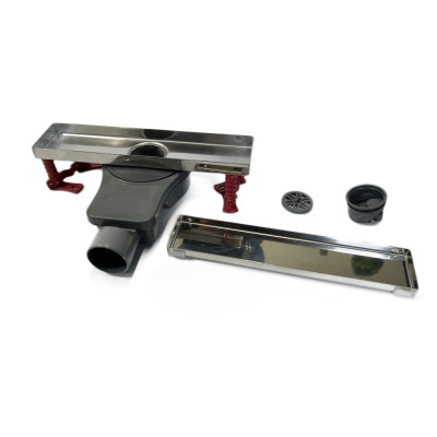 Будкрам купити Душовий трап GALA TILE INSERT 30 см, горизонтальний, з подвійним затвором, поворотний сифон, грати під плитку Sanpreis Душовий трап GALA TILE INSERT 30 см, горизонтальний, з подвійним затвором, поворотний сифон, грати під плитку Sanpreis 3