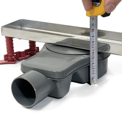 Будкрам купити Душовий трап GALA TILE INSERT 30 см, горизонтальний, з подвійним затвором, поворотний сифон, грати під плитку Sanpreis Душовий трап GALA TILE INSERT 30 см, горизонтальний, з подвійним затвором, поворотний сифон, грати під плитку Sanpreis 5