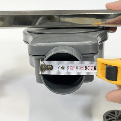 Будкрам купити Душовий трап GALA TILE INSERT 30 см, горизонтальний, з подвійним затвором, поворотний сифон, грати під плитку Sanpreis Душовий трап GALA TILE INSERT 30 см, горизонтальний, з подвійним затвором, поворотний сифон, грати під плитку Sanpreis 4