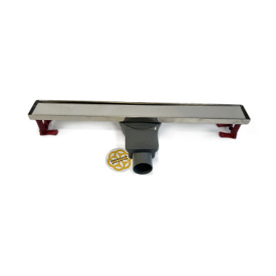 Будкрам купить Душевой трап GALA TILE INSERT 60 см, горизонтальный, с двойным затвором, поворотный сифон, решётка под плитку Sanpreis