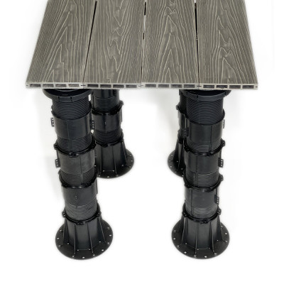 Будкрам купити Оценка: 0 (0 голосов) Регульована опора для терасної дошки, керамограніта, К-А8 (471-651мм) KAROAPP