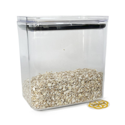 Будкрам купить Контейнер для сыпучих продуктов  2,1 л, прямоугольный, пластик OKYANUS Контейнер для сыпучих продуктов  2,1 л, прямоугольный, пластик OKYANUS 5