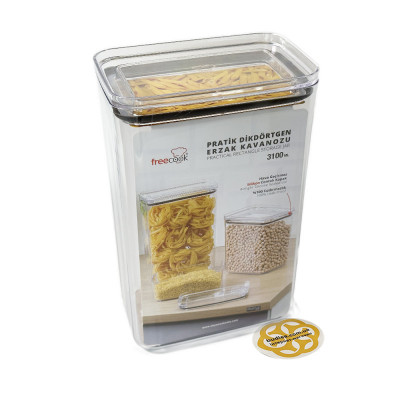 Будкрам купити Контейнер для сипучих продуктів 3,1 л прямокутний, пластик OKYANUS