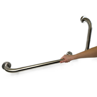 Будкрам купити Поручень для ванної L-подібний 80х40х12см Sanpreis Поручень для ванної L-подібний 80х40х12см Sanpreis 6