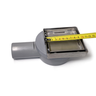 Будкрам купить Душевой трап LIBRA 10х10 см, горизонтальный, с сухим затвором, решётка под плитку Sanpreis Душевой трап LIBRA 10х10 см, горизонтальный, с сухим затвором, решётка под плитку Sanpreis 6