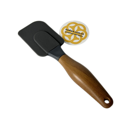 Будкрам купити Лопатка силіконова WOODEN, сірий OKYANUS Лопатка силіконова WOODEN, сірий OKYANUS 2