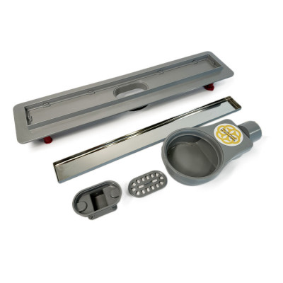 Будкрам купити Трап для душу LUNA GALA ROTATION 50 см з фланцем, грати під плитку, поворотний сифон, подвійний затвор Sanpreis Трап для душу LUNA GALA ROTATION 50 см з фланцем, грати під плитку, поворотний сифон, подвійний затвор Sanpreis 4