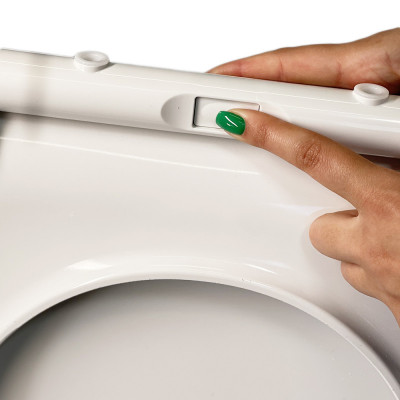 Будкрам купити Кришка для унітазу з мікроліфтом Star, дюропласт Sanpreis Кришка для унітазу з мікроліфтом Star, дюропласт Sanpreis 8