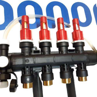 Будкрам купить Модульный коллектор PPSU 6 контуров для систем отопления и охлаждения Uponor Модульный коллектор PPSU 6 контуров для систем отопления и охлаждения Uponor 2