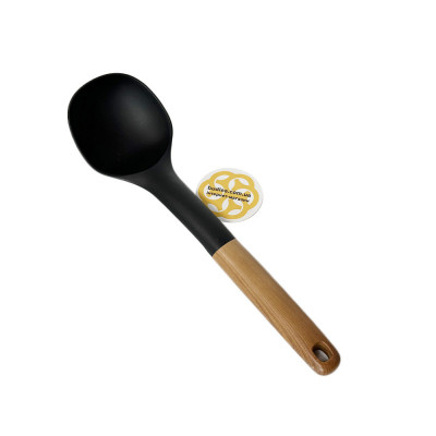 Будкрам купить Половник DIAMOND, термостойкий пластик, черный OKYANUS