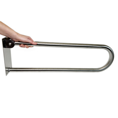 Будкрам купить Поручень для инвалидов с откидным механизмом настенный, нержавеющая сталь, 73х23х11 см Sanpreis Поручень для инвалидов с откидным механизмом настенный, нержавеющая сталь, 73х23х11 см Sanpreis 5