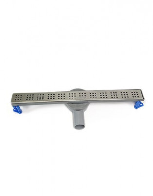 Будкрам купить Душевой канал PERA FIRST LINE 60  см, горизонтальный, поворотный сифон, решётка квадрат Sanpreis