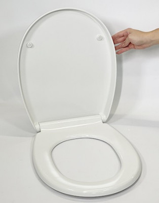 Будкрам купити Сидіння для унітазу з мікроліфтом Genesis, дюропласт Sanpreis Сидіння для унітазу з мікроліфтом Genesis, дюропласт Sanpreis 9